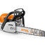 Utilizzo della motosega STIHL MS 271 durante il taglio della legna