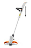 Vista frontale del rifinitore elettrico Stihl FSE 52 con impugnatura regolabile
