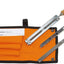 Set per affilatura Stihl con lima tonda, lima piatta e dima, conservato in una custodia robusta