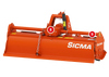 Vista posteriore fresatrice SICMA RC con numerazione evidenziata delle componenti 8 e 9
